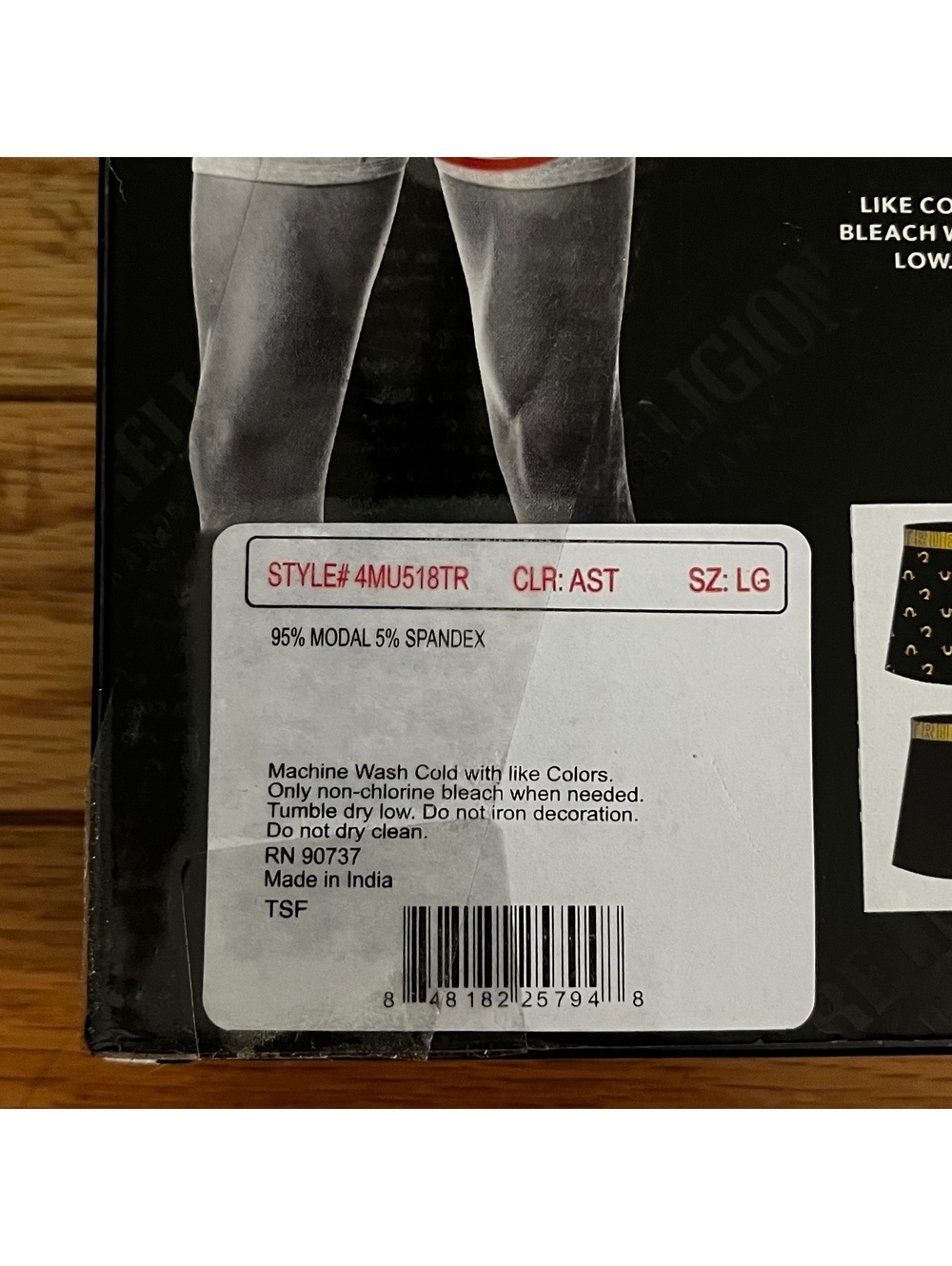 True Religion 4 Pack Fly Front Boxer Briefs Luxe Touch Modal Stretch Size Large - Picture 3 of 6